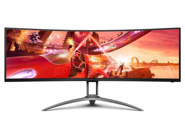 AOC AG493UCX2 49" UltraWide Dual QHD 5K Adaptive-Sync 165Hz 1ms Curved Gaming Monitor