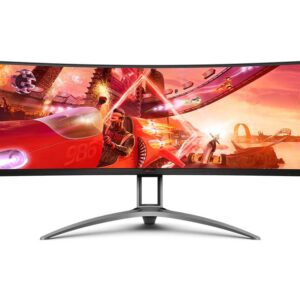 AOC AG493UCX2 49" UltraWide Dual QHD 5K Adaptive-Sync 165Hz 1ms Curved Gaming Monitor